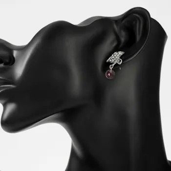 Neoglory Austria Cristal & Stras Picătură Cercei Romantic Fluture Rafinat Elegant Pentru O Doamna De Zi Cu Zi Bijuterii Cadou