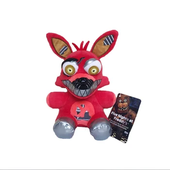 New Sosire 18cm FNAF Foxy Jucării de Pluș Cinci Nopți la lui Freddy Nightmare Foxy Fox Jucărie de Pluș Moale de Pluș Jucarii Papusa pentru Copii Cadouri