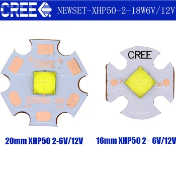 Newset 1 buc CREE XHP50.2 XHP50 2 generație de LED-uri Alb Rece 6500KLED Emițător Diodă cu 20mm/16mm Cupru PCB