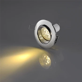 Nisip Nichel Aluminiu cu LED Tavan Titularul de Lampă GU10/ MR16 Plafon de Iluminat Spot luminos LED/Corpuri de Lampă lumina Reflectoarelor