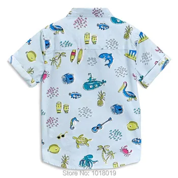 Noi 2018 Brand de Calitate Bumbac Baieti Tricouri de Vară pentru Copii Haine Copii Haine cu Maneci Scurte t Shirt Bluza Baieti