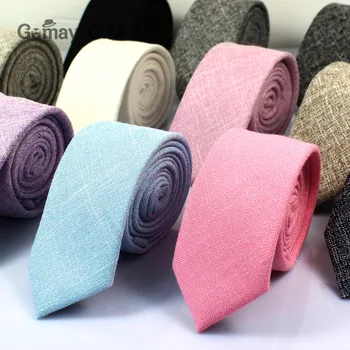 Noi bumbac cravată pentru bărbați coreean Cravata Clasic Versiune Îngustă 6cm de sex Masculin Costum Camasa Legături de Afaceri Slab Mirele Cravata Accesorii