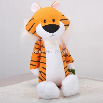 Noi de 18 inch Orange Figura Drăguț de Pluș Dulce Varza Tigru Alb Negru Jucării de Pluș Animale Păpuși de Crăciun Cadouri