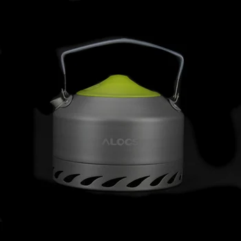Noi, de Înaltă Calitate ALOCS 0.9 L Portabil Ultra-ușoare în aer liber, Drumetii, Camping Supravietuire Apă Ceainic Ceainic Ibric de Cafea Oxid de Aluminiu
