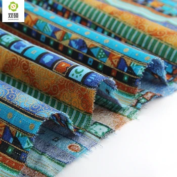 NOI Floral Albastru African Lenjerie de pat din Bumbac Tesatura Metru DIY Manual de Cusut Tesatura Mozaic Pentru Canapea Saci Rochie 145*50CM M45