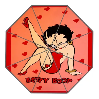 Noi Sosesc Personalizate Betty Boop Umbrele Creativ Design De Înaltă Calitate Pliabil Umbrelă De Ploaie
