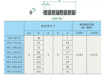 Noi VR3-7511Z Cruce Role de Ghidare VR3075 Precizie de Mișcare Liniară