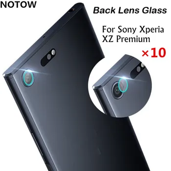NOTOW 10buc/lot flexibile, Spate Transparent Spate aparat de Fotografiat Lentile de Sticlă Călită de Film Protector de Caz Pentru Sony Xperia XZ Premium