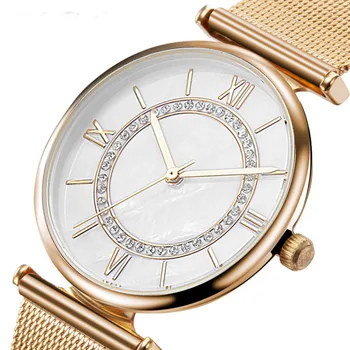 Noua Marca de Oțel Femei Ceasuri Brățară Moda Casual Doamna Bratara Ceasuri Impermeabil Cuarț Ceas de mână Relogio Feminino