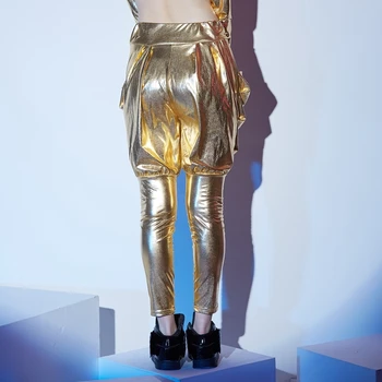 Noul Brand de moda Hip Hop Dans Pantaloni de Trening, Costume de sex feminin de performanță etapă purta harem Paillette jazz pantaloni