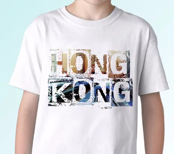 Noul Brand de Îmbrăcăminte Tricouri Hip-Hop-ul Simplu de Îmbinare Tee Topuri Tricou Hong Kong Print T Camasa Barbati Maneca Scurta Fierbinte