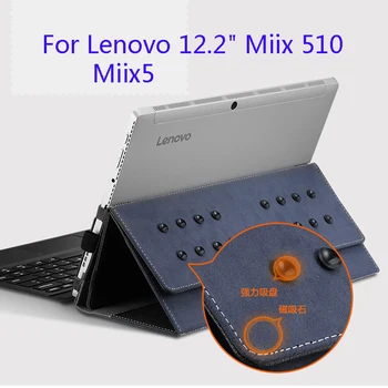 Noul Design Creativ Caz Pentru Lenovo Miix 510 Miix5 12.2 Inch Laptop Maneca Caz de Protecție din Piele PU de Acoperire Stylus Cadou