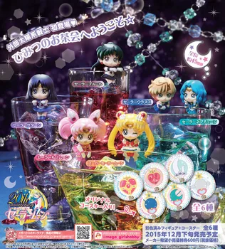 NOUL hot 5cm 6pcs Sailor moon Sailor Saturn Kaiou Michiru statele Unite ale americii creative Haruka colectoare de acțiune figura jucării de Crăciun cadou caseta nr.