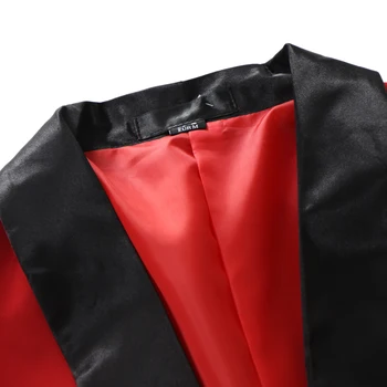 Noul Red Blazer Barbati 2017 Moda Singur Buton Patchwork Design De Guler Mens Sacou Casual, Petrecere, Nunta, Sacou Costum Homme