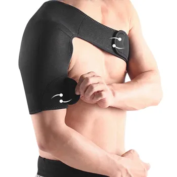 Noul Sport Magnetic Singur Umăr Bretele Suport Curea Folie De Centura Trupa Pad Umăr Grijă Bandajul Negru