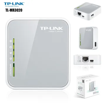 NOUL TP-LINK TL-MR3020 150Mbps, Portabil 3G/4G wireless repetor wifi router cu USB alimentat engleză firmware-ului(logo-ul aleator)