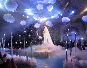 Nunta Recuzită Norii de Bumbac T Drum Fotografie de Nunta Petrecere Copii Cameră DIY Decorative Fereastra Layout Simulare Nori Albi