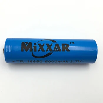 NZK5 2 buc/Lot puternic lumina Mixxar lanterna reîncărcabilă baterie litiu 3.7 V 18650 baterie Li-ion acumulator de 5000mAh