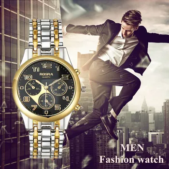 Oamenii de afaceri ceas 2018 noi cuarț de sex masculin complet din oțel ceasuri de vânzare fierbinte de bună calitate din oțel inoxidabil moda rotund dial relojes