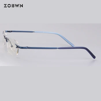 Ochelari fără ramă cadru bărbați miopie calculator optic cadru șuruburi ochelari de vedere femei oculos de grau tocilar gafas rețetă super light
