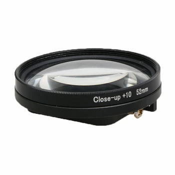ORBMART 52mm Lupă de Mărire de 10x Macro Close-Up Lens Pentru GoPro Hero 5 Negru Go Pro Hero5 aparat de Fotografiat Lentilă Filtru