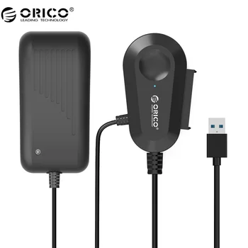 ORICO SATA Adaptor USB3.0 cu 12V 2.5 a Putere Adaptor 2.5/3.5 Hard Disk Extern Adaptor cu Built-in de 8 inch USB3.0 Cablu