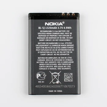 Original Nokia BL-5J acumulator de telefon pentru Nokia N900 5230 5800 Nuron X6 C3 5233 5235 5228 BL5J 1320mAh