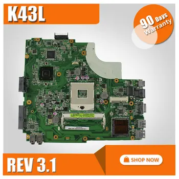 Original Pentru Asus K84HR K43LY K43L Placa de baza placa de baza HM65 DDR3 HD 6470M rev3.1 Grafica testat