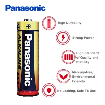 Originale Originale Panasonic 1,5 v Baterii Alcaline AAA 4 BUC/LOT aparat de Fotografiat Baterie de Înaltă Calitate Primar Batteires Pentru Jucării de la Distanță