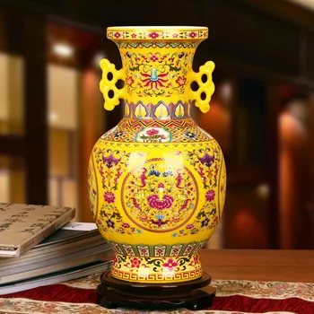 Palat Antic Ceramice De Mare Vaza Email Vaze Antice Clasice De Uz Casnic Podoabă De Artizanat Articole Pentru Mobilier
