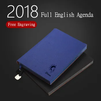 Paperboat 2018 an programul A5 agenda notepad de zi cu zi notebook hârtie de scris manual jurnal lunar planificator de școală, rechizite de birou