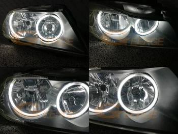 Pentru BMW E90 E91 salon touring 2005-2008 faruri cu Halogen perfect compatibil Ultra luminos iluminare CCFL Angel Eyes kit