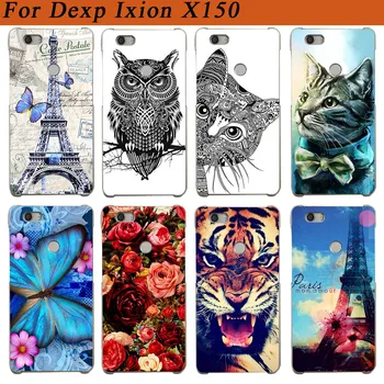 Pentru Dexp Ixion X150 Caz Acoperire Model Pictat Tigru Colorate Bufnita Crescut Tpu Moale Caz Pentru Dexp Ixion X150 Fundas Telefon Pur