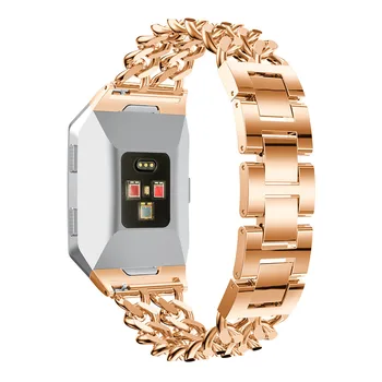 Pentru Fitbit Ionic Ceas Trupa Metalice din Otel Inoxidabil Curea de Ceas Unic, Lustruire Proces de Afaceri de Înlocuire Bratara watchband