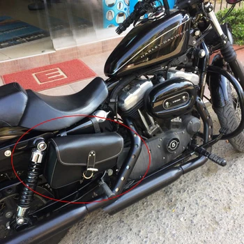Pentru Harley Sportster XL883 XL1200 Motocicleta Desagii de Piele PU Bascula Geanta Genti Laterale de Depozitare Instrument Pentru Yamaha XL 883