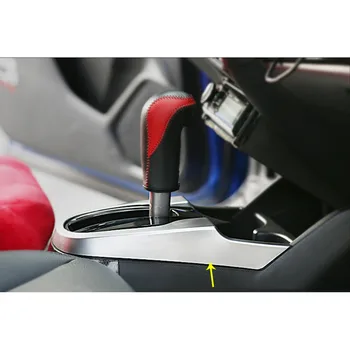 Pentru Honda Fit jazz 2016 2017 masina ABS Crom interior mijlocul frâna de mână Potrivite Panou de Schimbare Stand Paddle cupa comuta cadru trim