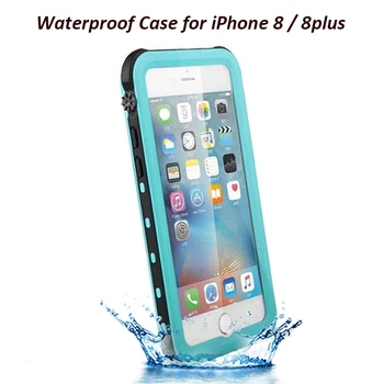 Pentru iPhone 8 Sigilat, rezistent la apa Caz pentru iPhone 8plus la Șocuri Scufundări Subacvatice Cazuri pentru iPhone 7 7plus Telefon Acoperi Sac