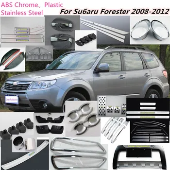 Pentru subaru Forester 2008 2009 2010-2012 ABS Cromat decor Auto retrovizoare Oglinda geam Oglinda, Capac ornamental cadru 2 buc/set