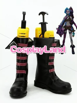 Personaliza Cizme LOL Cosplay Jinx Cosplay Cizme Costum Cosplay Anime Petrecerea de Pantofi