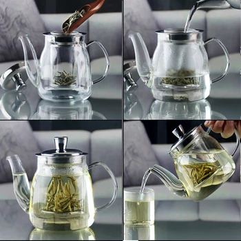 PINDEFANG Rafinat 800ml Incalzite Pahar de Ceai Strecuratoare pe bază de Plante de Ceai de Flori Ceainic Filtru de zi cu Zi Drinkware Sticla de Apa Oală Cana