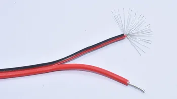 Ping 30m 2pins LED-cablu de extensie de sârmă de cablu 2 pini de Sârmă pentru 5050/3528 CONDUS singură culoare lumina StripRGB 20AWG