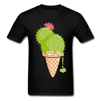 Planta Verde Cactus Crema De Imprimare T-Shirt Pentru Student Amuzant Faimosul Brand Topuri Casual Tricou Crea Un Design Băieți Desene Animate Topuri Tricouri