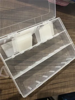 Plastic15 Grile Translucid Organizator de Stocare / Cutie / Instrument de Caz pentru Bijuterii, Pilulă, Comprimat, Undiță, Diverse