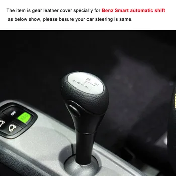 PONSNY Auto Gear Shift Acoperă Cazul Benz Inteligent de Viteze Automată Capac de Styling Auto din Piele cusute de Mână Gulere