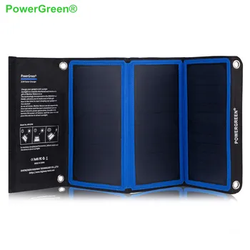 PowerGreen Pliere Solare Geanta Incarcator 21W 5V 2A Încărcare Rapidă Panou Solar Power Bank pentru Telefon