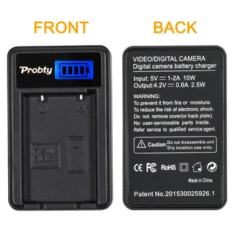 Probty 1buc EN-EL5 ENEL5 Baterie + LCD Incarcator USB Pentru Nikon P90, P100 P500 P510 P520 P3 P4 P5000 P5100 P6000 P80 S10 4200 5200