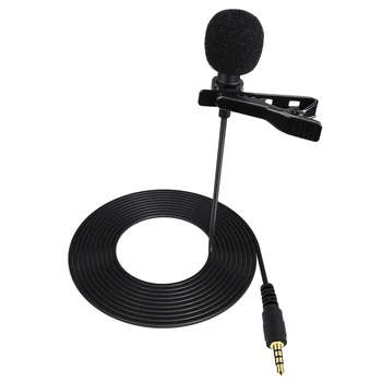 Profesionale mini microfon clip mikrofon lavaliera microfon pentru înregistrare pentru computere mobile studio conferință de microfoane