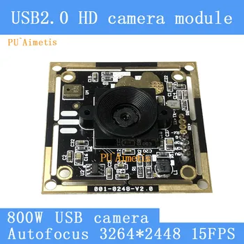 PU'Aimetis Mini camera de Supraveghere HD de 8MP cu Autofocus AF SONY IMX179 3264*2448 15FPS suport Audio USB aparat de fotografiat module