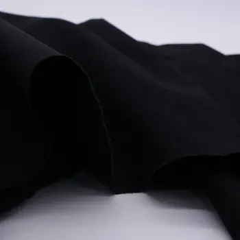 Pur Negru Tesatura de Bumbac Pentru Cusut Manual DIY Hometextile Pânză Țesuturi Țesături Mozaic Țesut Textile de Casa Telas Tecido
