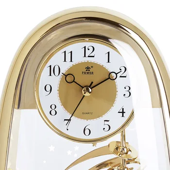 PUTEREA Brand Tăcut Cronometru Mișcarea Ceas de Masa 360 de Grade Rotativ Bidirectional Pendul Ceas de Birou Camera de zi decor acasă